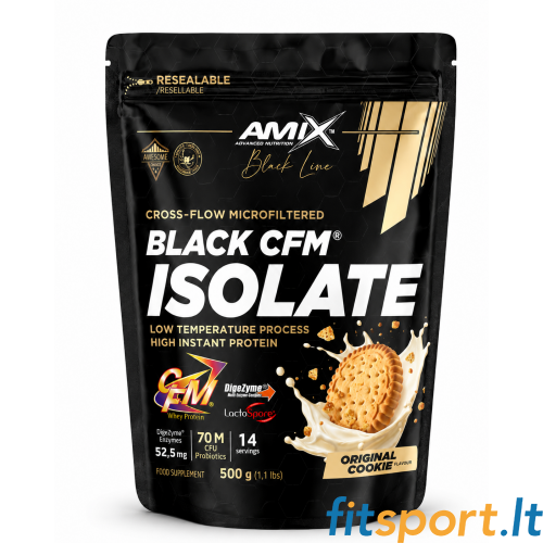 Amix Black Line Black CFM isolaat 500 g. Pakend 