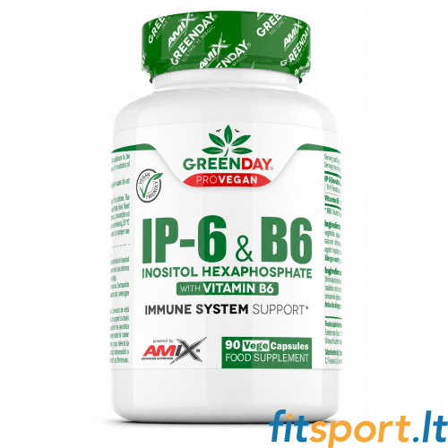 Amix GreenDay ProVegan IP-6 + B6 90 kapslit. Amix GreenDay ProVegan IP-6 + B6 90 kapslit.