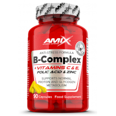 Amix Nutrition B-kompleks + C- ja E-vitamiin 90 kapslit.