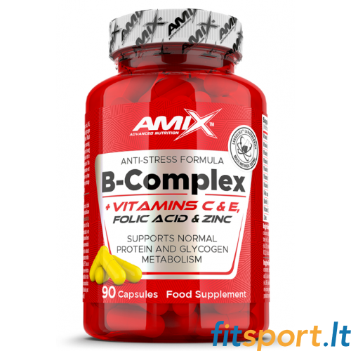Amix Nutrition B-kompleks + C- ja E-vitamiin 90 kapslit. 