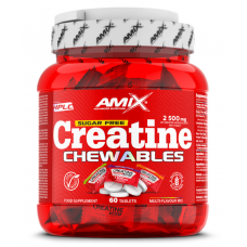 Amix Nutrition kreatiinmonohüdraadi närimistabletid 60 tabletti.