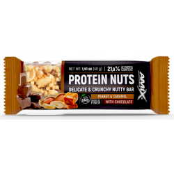 Amix Nutrition valgubatoon pähklitega 40 g.