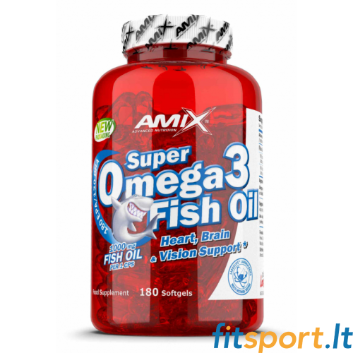 Amix Nutrition Super Omega3 kalaõli 180 kapslit. 