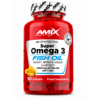 Amix Nutrition Super Omega3 kalaõli 90 kapslit.