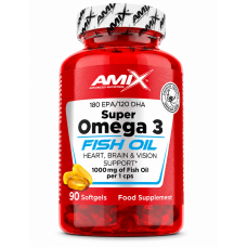 Amix Nutrition Super Omega3 kalaõli 90 kapslit.