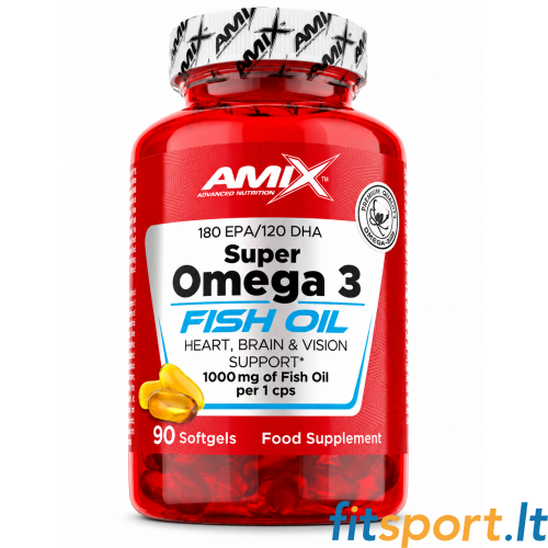 Amix Nutrition Super Omega3 kalaõli 90 kapslit. Amix Nutrition Super Omega3 kalaõli 90 kapslit.
