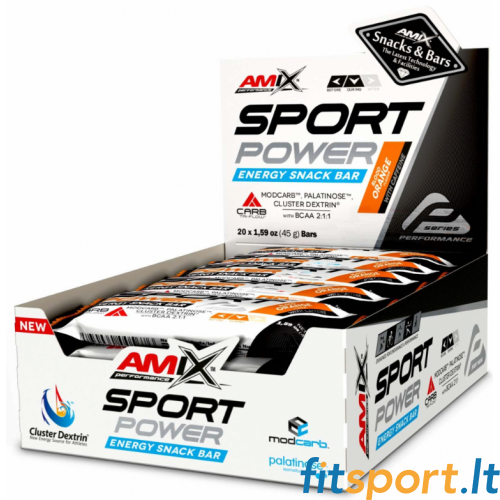 Amix Performance Sport Power energiabatoon kofeiiniga (20 x 45 g) 