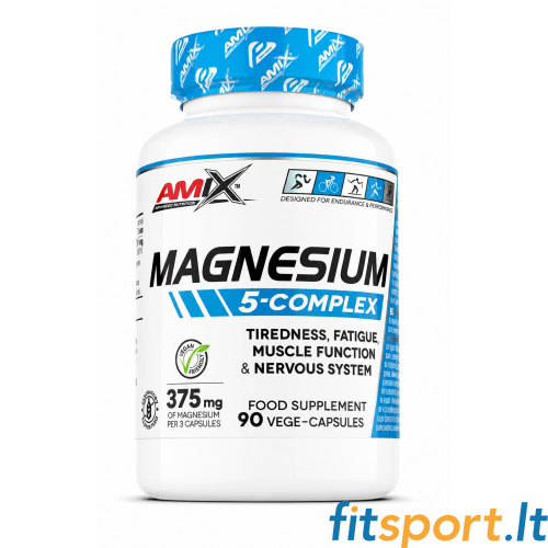 Amix Performance magneesiumikompleks 5 tk 90 kapslit. Amix Performance magneesiumikompleks 5 tk 90 kapslit.