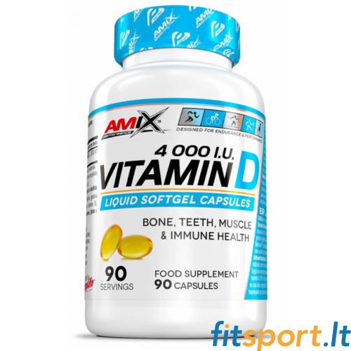 Amix Performance D-vitamiin 4000 RÜ 90 kapslit 