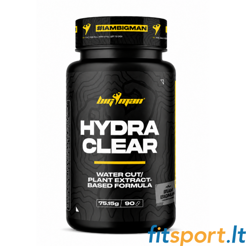 BigMan Nutrition Hydra Clear 90 kapslit. BigMan Nutrition Hydra Clear 90 kapslit.