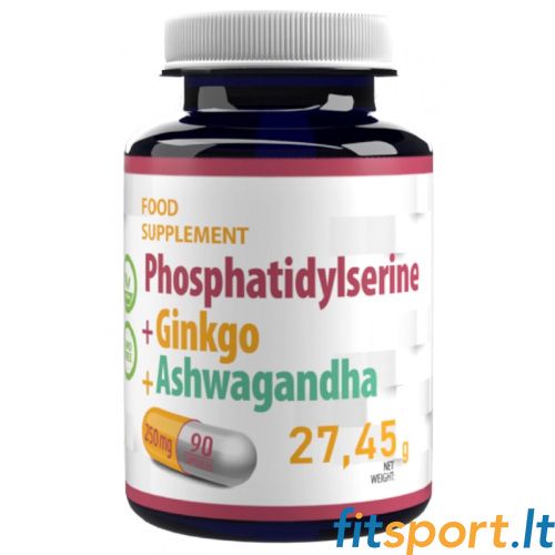 Hepatica Phosphatidylserine + Ginkgo + Ashwaganda 90 caps. 