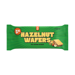 Nanosupid sarapuupähkli vahvlid 39 g.