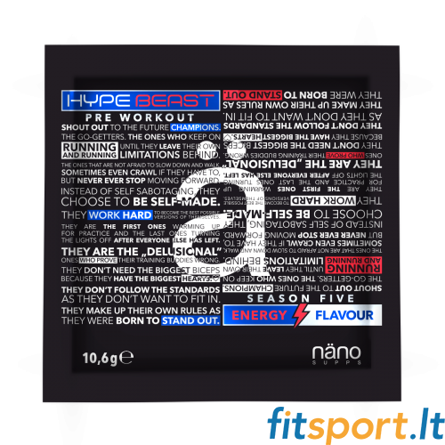Nano Supps Hype Beast 10,6 g. 