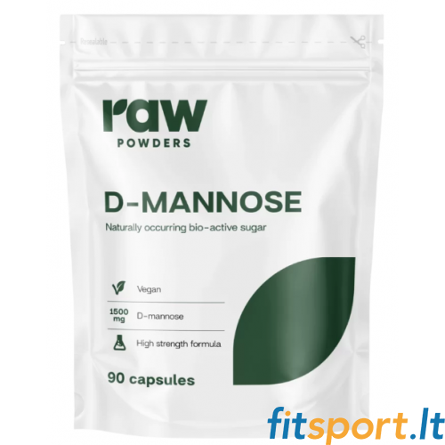 Toores pulber D-mannoos 90 kapslit. 