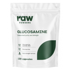 Toores glükosamiini pulber 120 kapslit.