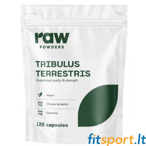 Tribulus Terrestris toorpulbrid 120 kapslit. Tribulus Terrestris toorpulbrid 120 kapslit.