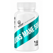 Swedish Supplements Lions Mane 500 60 kapslit.