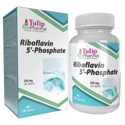 Tulip BioPharma B2-vitamiin (riboflaviin-5'-fosfaat) 120 kapslit.