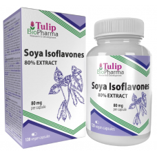 Экстракт соевых изофлавонов Tulip BioPharma 80%, 120 капсул.