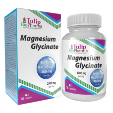 Глицинат магния Tulip BioPharma, 120 капсул.