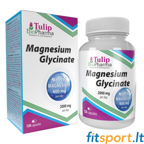 Глицинат магния Tulip BioPharma, 120 капсул. 