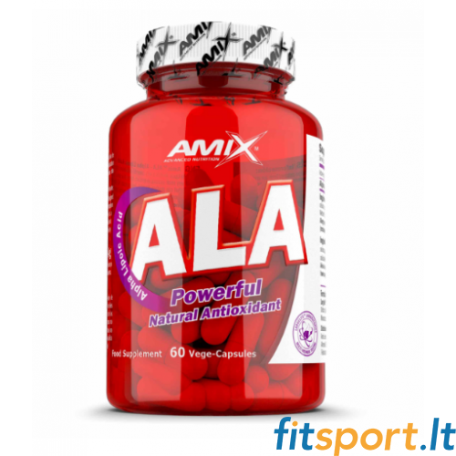 Amix Nutrition ALA (альфа-липоевая кислота) 60 капсул. 