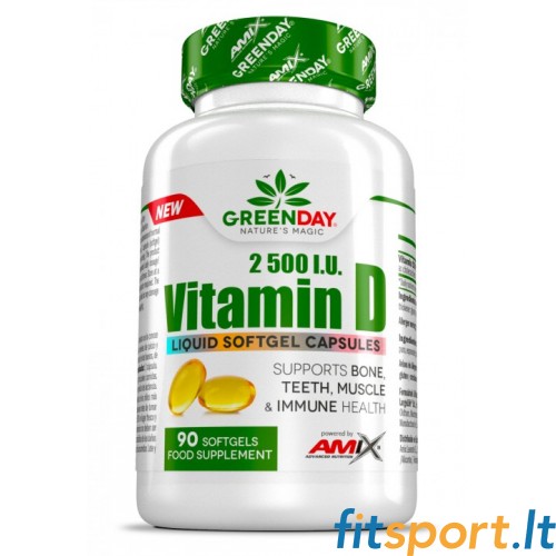 Amix GreenDay® vitamiin D3 90 kapslit. 