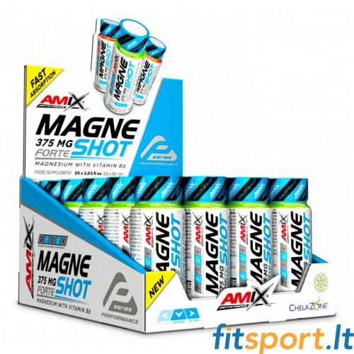 Amix™ MagneShot Forte 375 mg 20x60 ml (neutraalne maitse) 