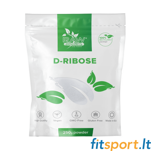 Toorpulbrid D-Riboos 250 g 