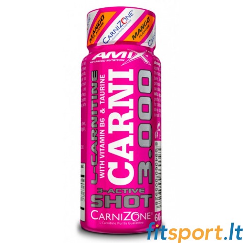 Amix™ CarniShot 3000mg 60 ml. (suurepärane puuviljane maitse) 