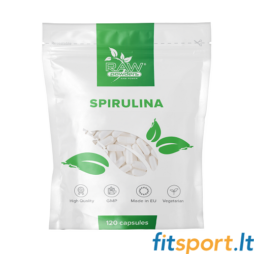 Toorpulbrid Spirulina 120 kapslit 