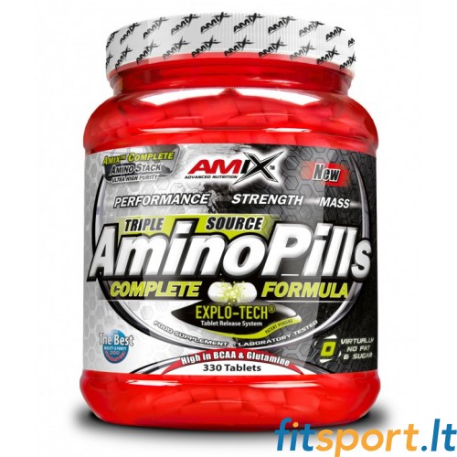 Amix Amino Pills 660 tab – erinevatest allikatest pärit aminohapete kompleks 