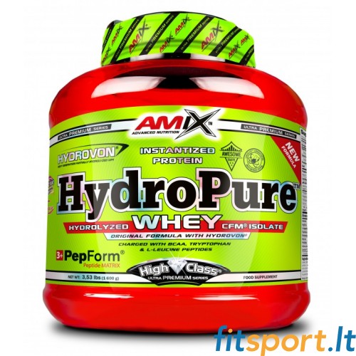 Amix HydroPure Hydrolized Whey CFM 1600g (hüdrolüüsitud vadakuproteiin) 