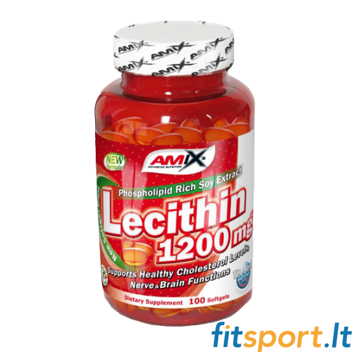 Amix letsitiin 1200 mg 100 pehmet geeli (sojaletsitiin) 