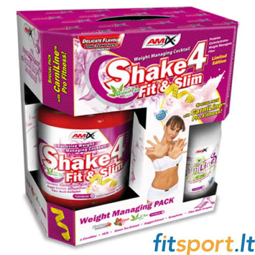 Amix Shake 4 Fit&slim 1000 g pluss CarniLine 480 ml 