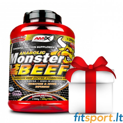 Amix Monster Beef 90% Protein 2200 g + kingitused 