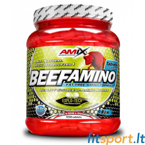 Amix Beef Amino 550 tab – täielik aminohapete kompleks veiselihast 