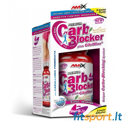 Amix Carb Blocker with Starchlite® 90Caps – süsivesikute blokeerimiseks 