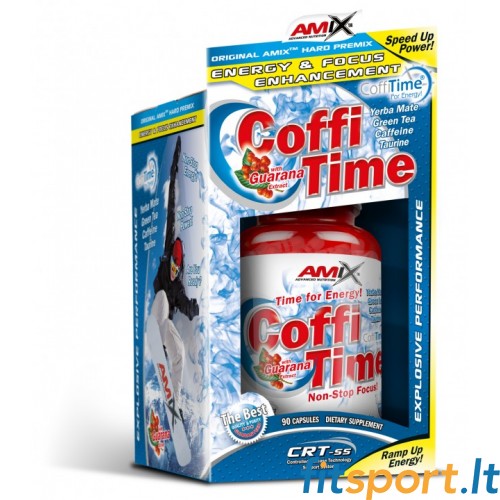 Amix CoffiTime (erinevatest allikatest kofeiini kompleks) 90 kork 