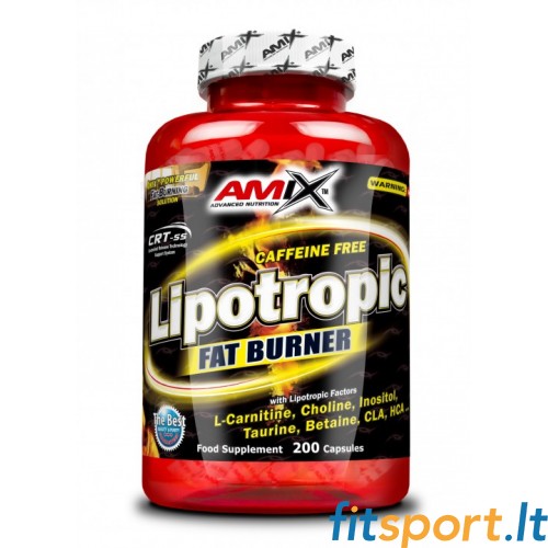 Amix Lipotropic Fat Burner 200 kapslit. (kofeiinivaba) 