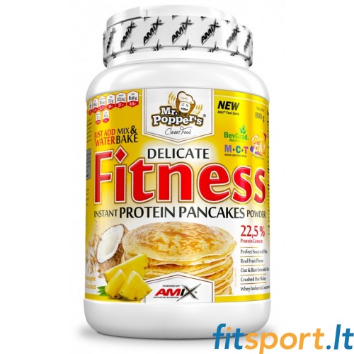 Amix hr. Popper's Fitness Protein Pannkoogid 800g (valgupannkookide segu) 