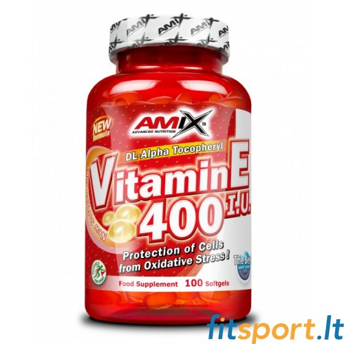 Амикс Витамин Е 400 МЕ 100 мягких таблеток 