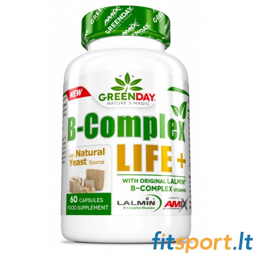 Amix GreenDay® B-Complex LIFE-FORTE+ 60 kapslit. (B-vitamiinid) 
