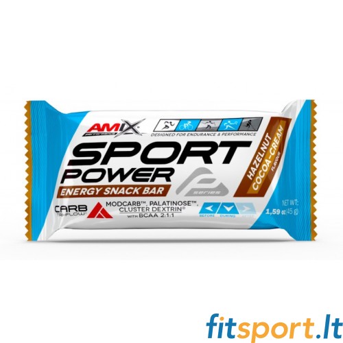 Amix Sport Power Energy suupistebatoon 45g (kofeiinivaba batoon) 