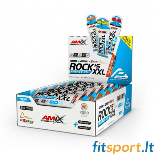 Энергетический гель Amix Performance Rock XXL 65г. х 24  