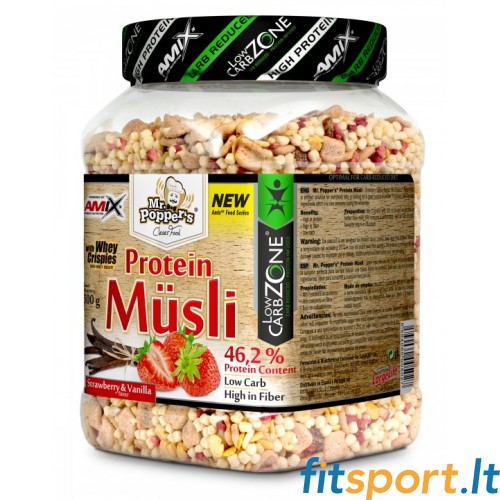 Amix hr. Popper's® Protein Müsli 500g 