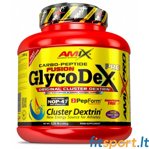 AmixPro GlycodeX® PRO 1500 g (kvaliteetne süsivesikute kompleks sportlastele) 