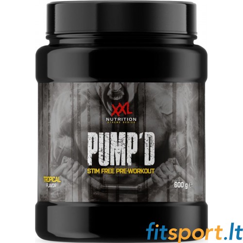 XXL Nutrition Pump'd 600 g. (Lämmastiku võimendaja ilma stimulantideta) 