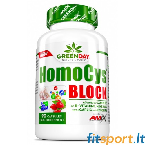 Amix GreenDay® HomoCys Block (homotsüsteiini blokaator) 90 kapslit. 