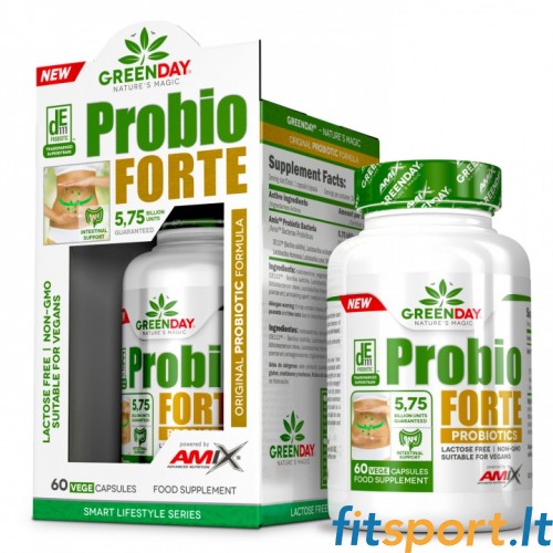 Amix GreenDay™ Probio Forte (head soolebakterid) 60 kapslit. 